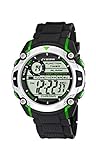 Calypso Watches - K5577/3 - Montre Garçons - Quartz - Digitale - Alarme/Chronomètre/Eclairage - Bracelet Caoutchouc Noir