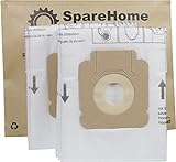 SpareHome® 10 Sacs Haute Filtration pour Aspirateur Hoover | Brave | Capture | Flash | Freespace | Greenray | Sprint |