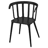 IKEA Ikea PS 2012 Chaise avec accoudoirs Noir