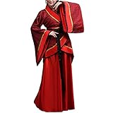 Daytwork Déguisement Classique Performances Femmes - Costumes Hanfu Style Chinois Traditionnels Princesse Chaise Robe Performance Costumes de Rôle