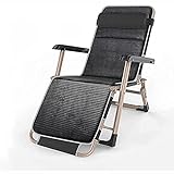 JEEVOO chaises Longues inclinable Chaise Longue Pliante Patio extérieur Chaise de Jardin Plage Chaise Longue zéro gravité chaises