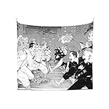 LILHXIU® Tokyo Revengers Manga Tapisserie murale en polyester coloré pour décoration de chambre, salon, canapé dortoir, 130 x 150 cm