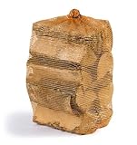 Bûches de bois dur séchées au four en chêne des Appennins Italien filet 31L - Bois de chauffage idéal pour toutes les utilisations