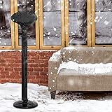 WMLBK Bâche de protection imperméable pour terrasse - Tissu Oxford 210D - Imperméable - Pour chauffage de terrasse (semi-couvert)