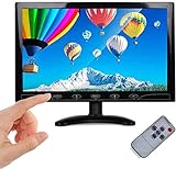 10,1 Pouces Portable HD Moniteur LED Petit LCD Écran avec HDMI/VGA/AV Port écran Étendre Monitor et Haut-Parleur Intégré pour DVR/PC/DVD/Domicile Bureau, Sécurité Surveillance PS3 PS4 Raspberry Pi