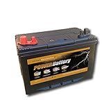 BATTERY Batterie décharge Lente Camping Car Bateau 12v 110ah 330x172x242mm