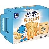 Nestlé Bébé P'tit Biscuit - Biscuits Dès 12 mois - Etui 180g