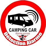 Autocollants (stickers) : Alarme pour camping car - 10cm