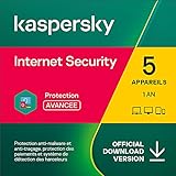 Kaspersky Internet Security 2022 | 5 Appareils | 1 An | Windows/Mac/Android | Code d’activation – Envoi par Email