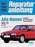 Alfa Romeo. Alfa 75 ab 1987. 2,0-Liter-Motor Twin Spark / 3,0-Liter-Motor V6.