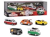 Majorette - Volkswagen Giftpack - Voitures Miniatures en Métal - Coffret 5 Véhicules - 212057615