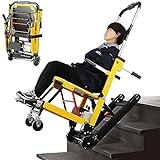 GEJLELDS Chariot électrique pour Fauteuil Roulant d'escalier d'escalade, équipement médical d'aide à la mobilité d'escalier d'escalade de Chaise portative Pliante, capacité de Charge 353 LB
