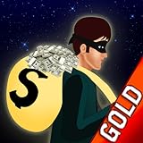 alarme de sécurité banque voleur: les espèces collecte voleurs fou - édition d'or